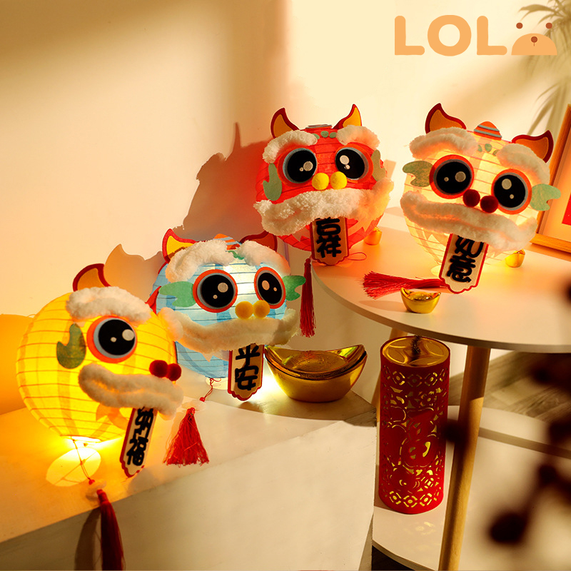 Đèn lồng Tết - đèn led DIY cho em bé nhiều hình dáng decor trang trí nhà cửa concept Tết Tiệm Lô Lô DL03