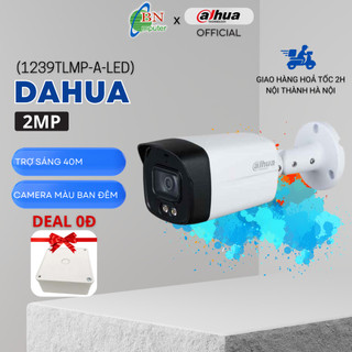 Camera HDCVI 2MP Full Color DH-HAC-HFW1239TLMP-A-LED Có Màu, Tích Hợp Micro, Chính Hãng DSS