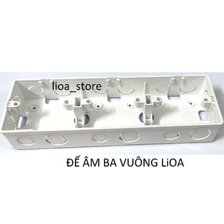 ĐẾ ÂM ( đôi, ba ) VUÔNG LiOA