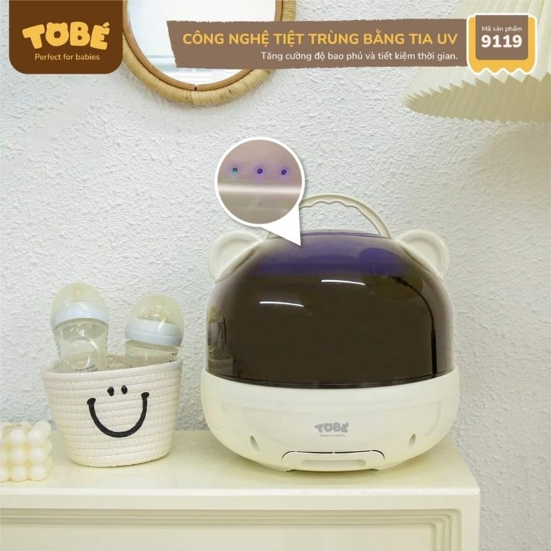 Máy tiệt trùng UV kèm úp bình TEDDY TOBE bảo hành chính hãng