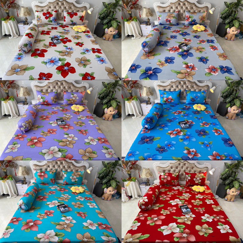 Bộ drap thun hàn quốc 4 món mát mịn