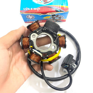 Quận lửa, Cuộn điện 6 múi xe máy Dream - Wave, lửa 6 cục 5 lớp
