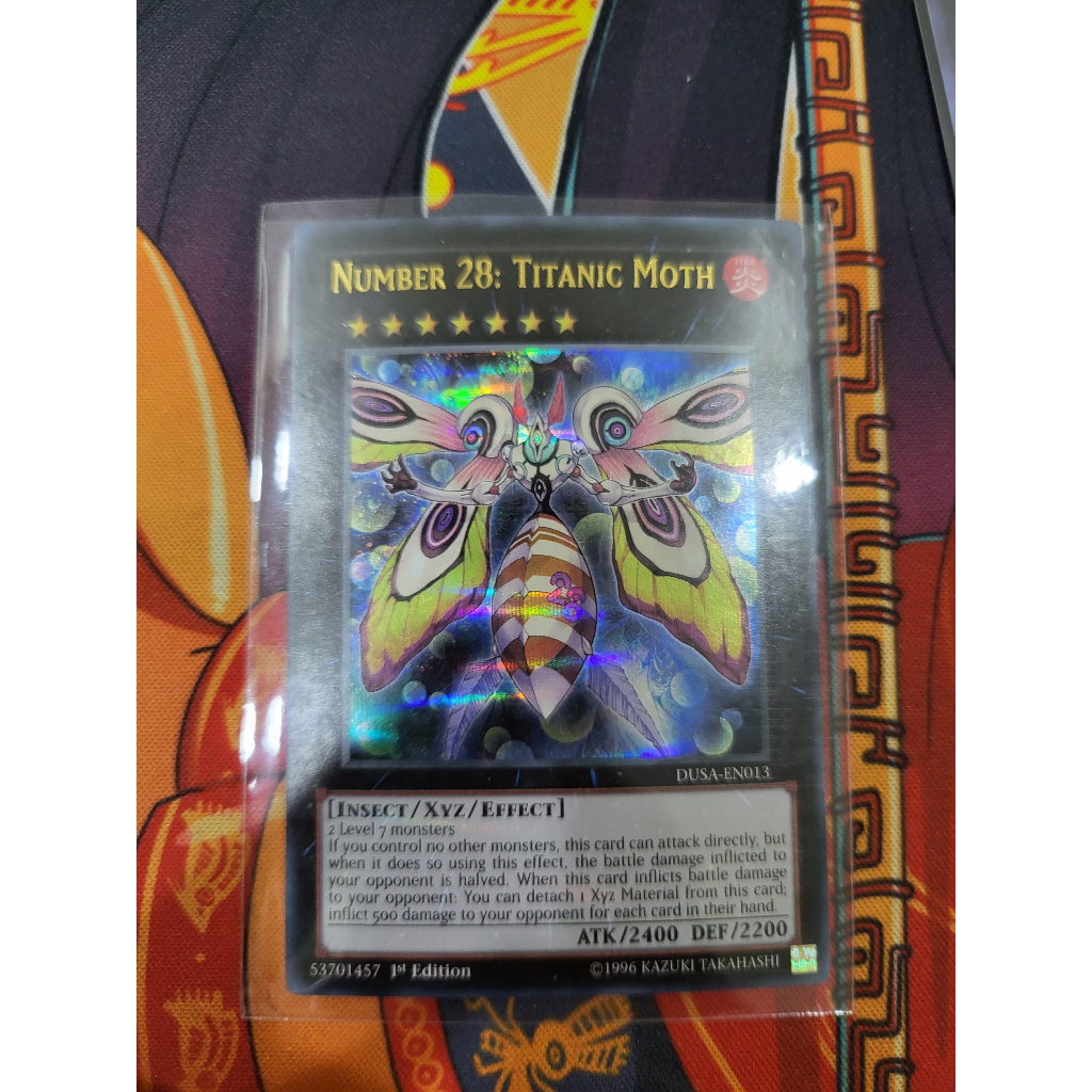Number 28: Titanic Moth - DUSA-EN013 - Ultra Rare 1st Edition