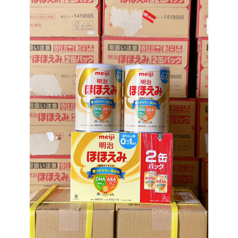 Sữa bột meji cho bé đủ số