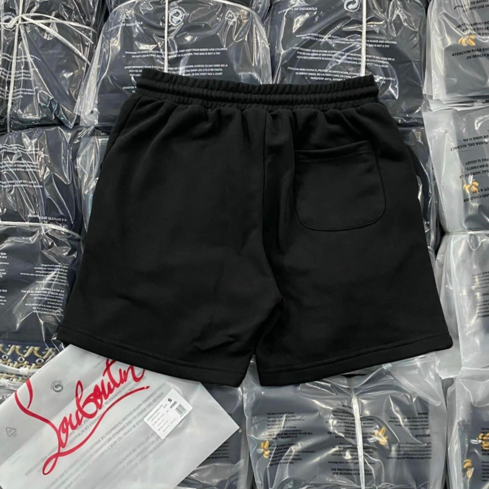 Quần Short Nam Louboutin Chữ In Kim Tuyến Cực Nét - Chất Liệu Umi Form Dáng Thời Trang Hot Trend 2023 | BigBuy360 - bigbuy360.vn