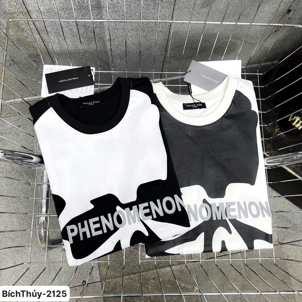 Áo thun Unisex cổ tròn nam nữ chất liệu cotton in hình đầu lâu xương phenomenon đẳng cấp thời trang | BigBuy360 - bigbuy360.vn