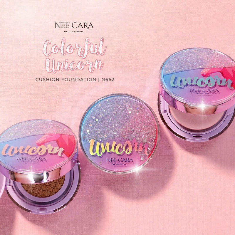 PHẤN NƯỚC CUSHION NEE CARA UNICORN PHIÊN BẢN LIMITED LẤP LÁNH SIÊU XINH