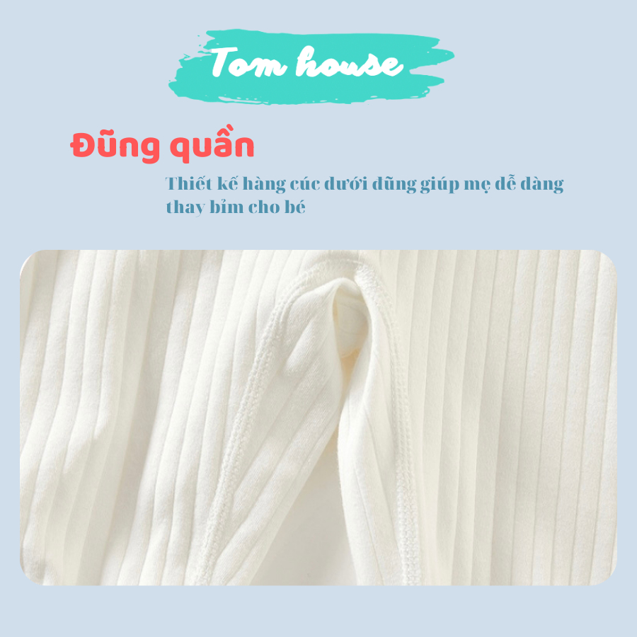 Bộ áo liền thân body dài tay sleepsuit thu đông cho bé trai bé gái sơ sinh 𝟎𝟕𝐁𝐃𝐃