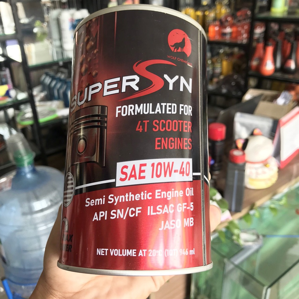 Nhớt Xe Ga cao cấp Super SYN 10w40 946ml