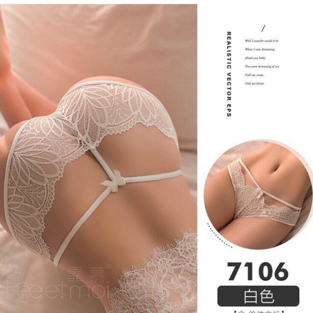 Quần lót ren nữ sexy,quần lót ren phối dây gợi cảm,quần chip nữ mềm mại quyến rũ | BigBuy360 - bigbuy360.vn