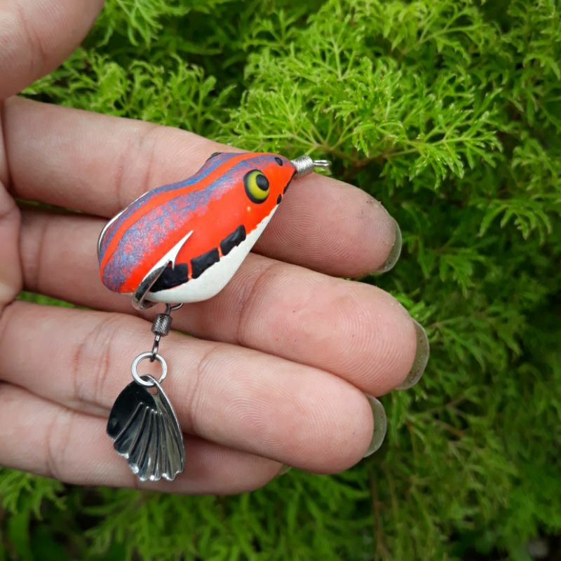 Nháy hơi chàng hiu lưỡi độ ko rỉ 3.8cm6-7g đi nổi8- 9g lửng