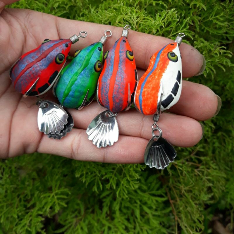 Nháy hơi chàng hiu lưỡi độ ko rỉ 3.8cm6-7g đi nổi8- 9g lửng