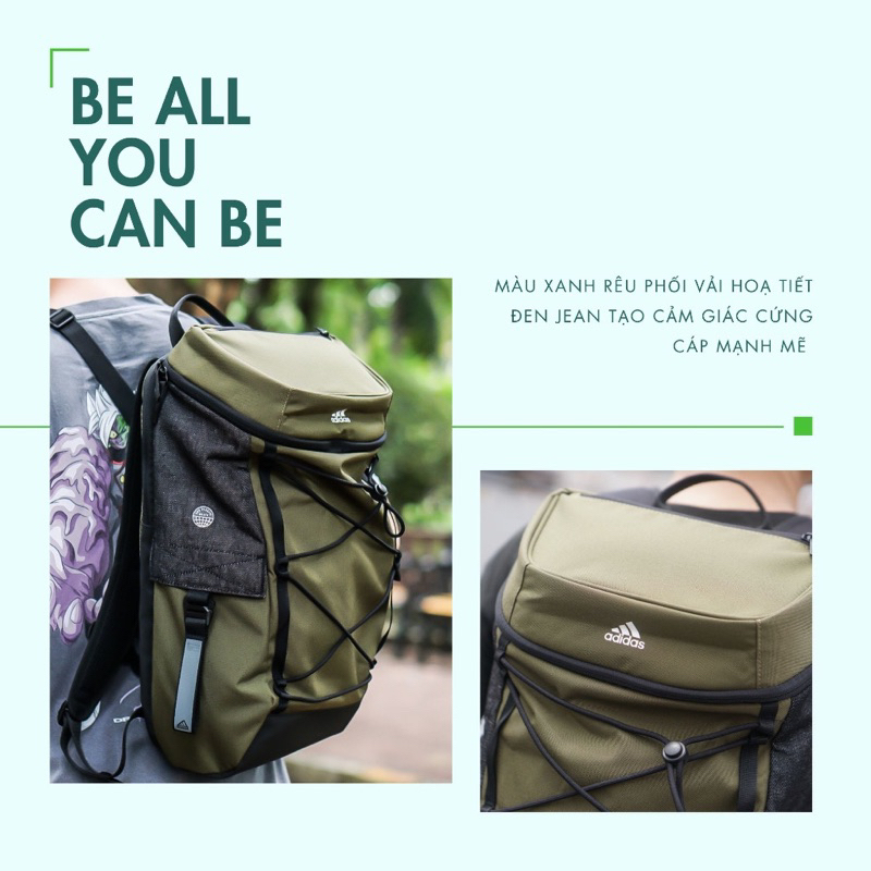 Balo nam thể thao, du lịch Adidas City Xplorer; balo đi học; balo đi chơi; balo laptop; balo