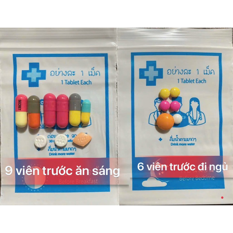 Sáng hoặc tối giảm cân vip 15 kèm detox liều mạnh