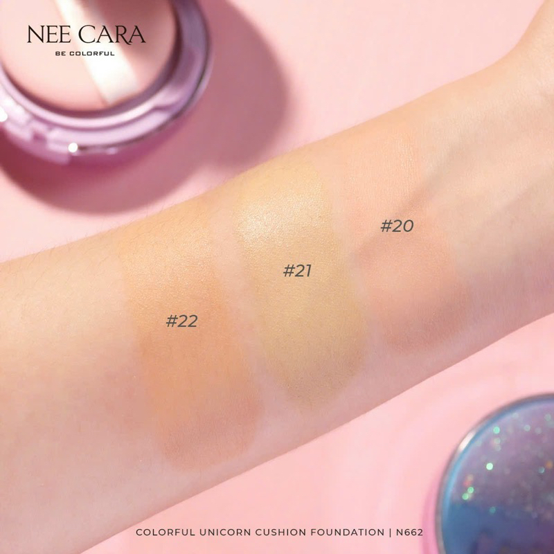 PHẤN NƯỚC CUSHION NEE CARA UNICORN PHIÊN BẢN LIMITED LẤP LÁNH SIÊU XINH