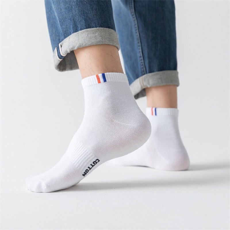 Tất nam ngắn nam nữ đẹp dễ đi , dày dặn