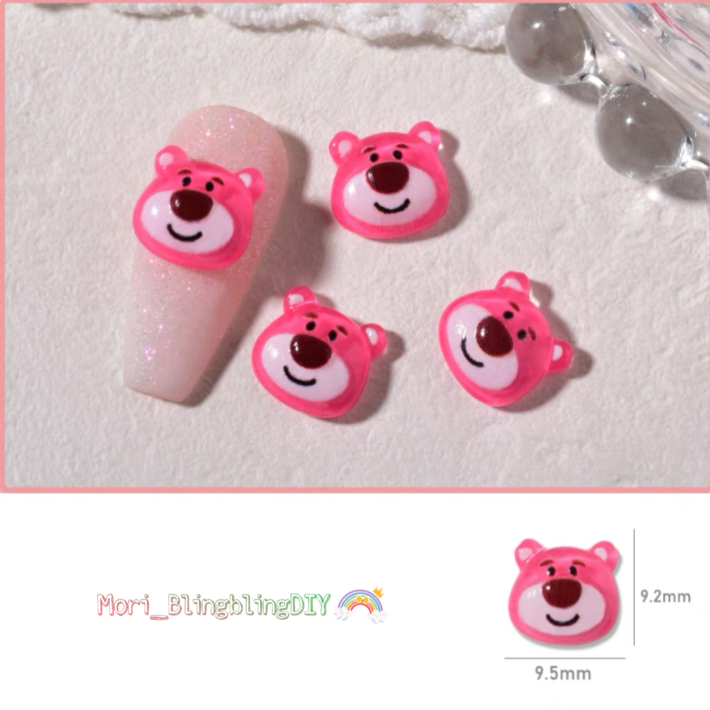 Set 10 Charm Hình Nhân Vật Hoạt Hình Trang Trí Móng Tay