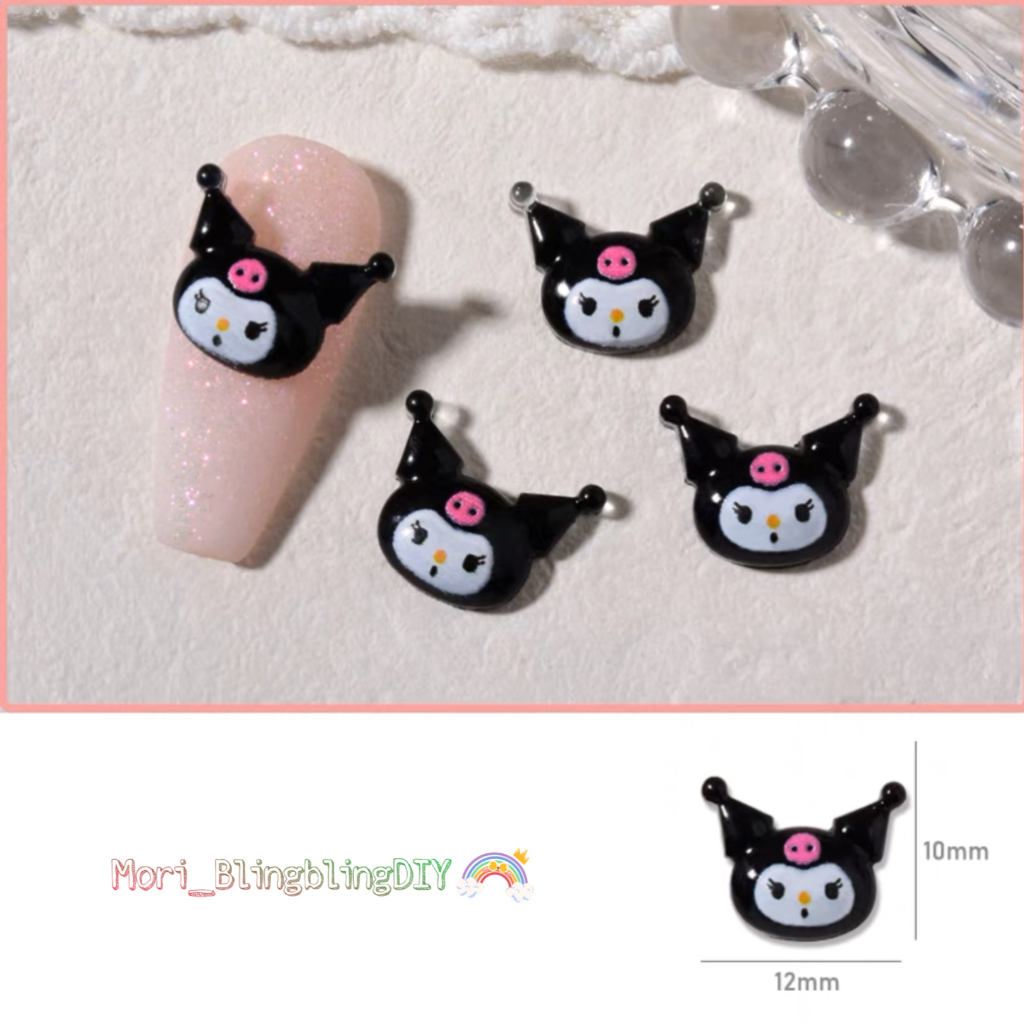 Set 10 Charm Hình Nhân Vật Hoạt Hình Trang Trí Móng Tay