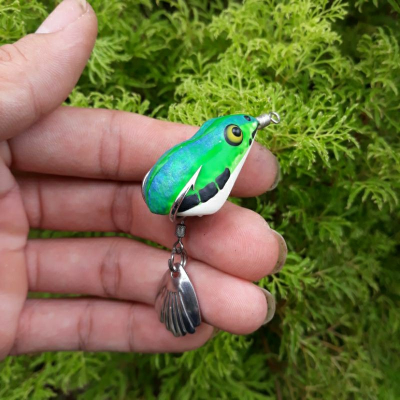 Nháy hơi chàng hiu lưỡi độ ko rỉ 3.8cm6-7g đi nổi8- 9g lửng