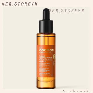 Tinh Chất Nghệ Hưng Yên Cocoon Turmeric Serum x2.2 - 22% Vitamin C 30ml