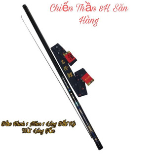 cần câu tay săn hàng chiến thần 8h cần nhấc tĩnh 4,5kg tải cá 1 đến 18kg  tặng 1 ngọn phụ