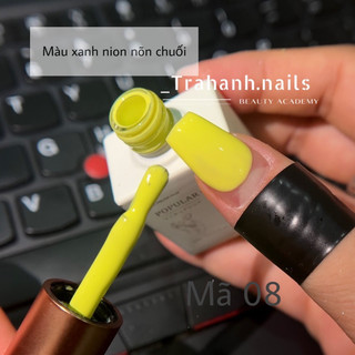 Sơn gel xanh nion nõn chuối+hũ Nhũ
