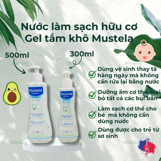 Gel tắm khô mustela - nước làm sạch mustela không cần rửa lại bằng nước_mimi hg