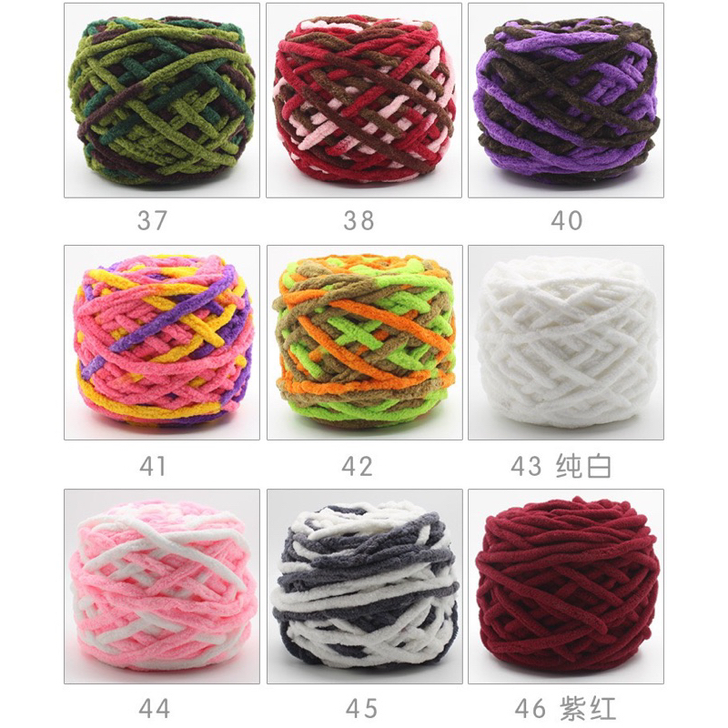 Len nhung đũa màu loang