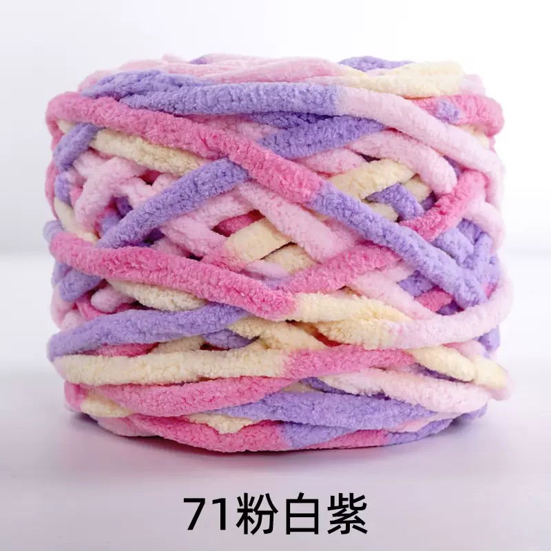 Len nhung đũa màu loang