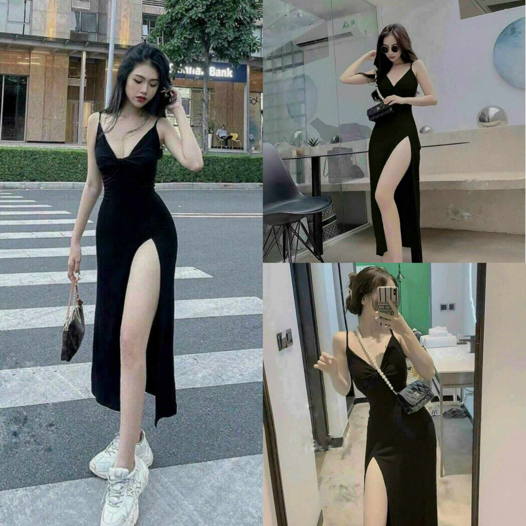 Đầm Nữ 2 Dây bodycon thiết kế quyến rũ dự tiệc