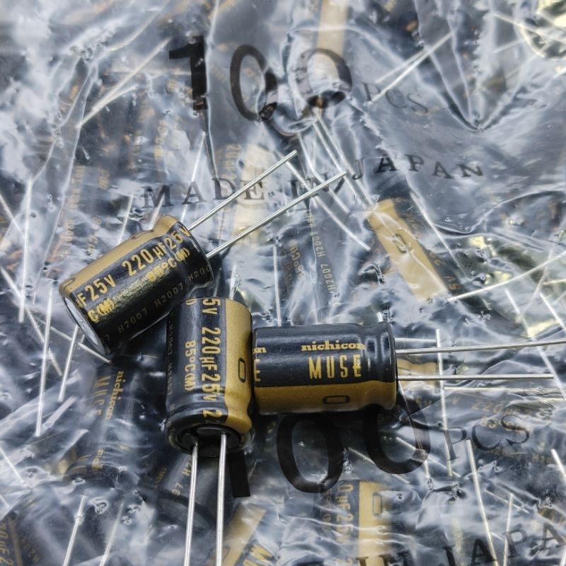 Tụ điện 25V 220uF Nichicon MUSE KZ
