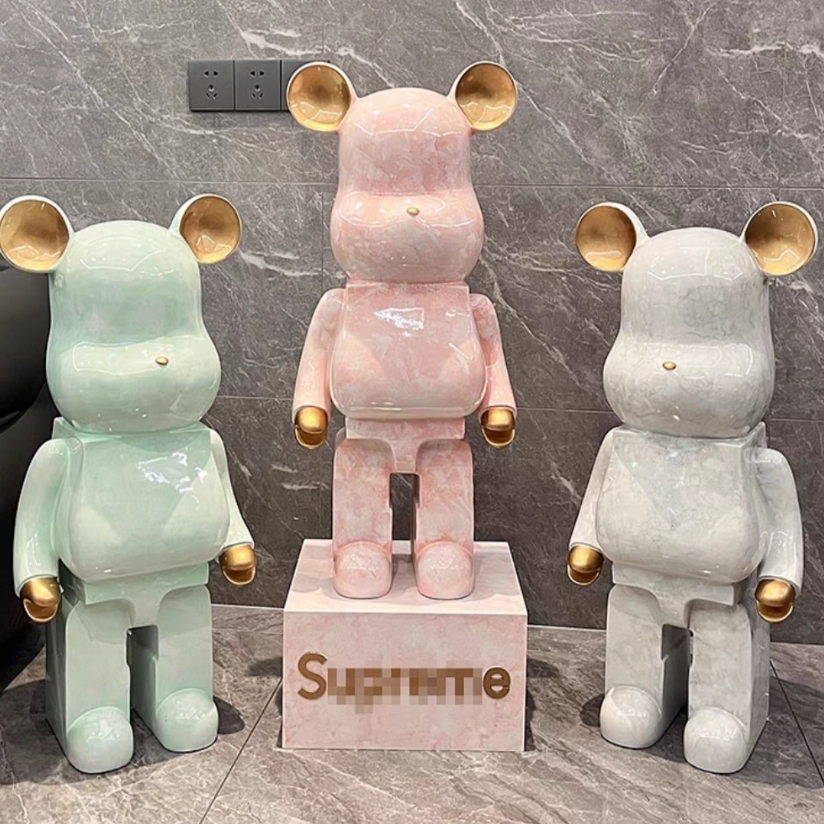 Bearbrick-Gấu Tượng Bearbrick Vân Đá KT 80cm, Trang Trí Decor Nhà Cửa,Sang Chảnh-Đẹp,Giá rẻ-quà tặng ý nghĩa