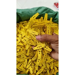 combo 30 miếng da cột thun cao su da sk vàng 3 lổ siêu bền sài loại bi 7-8mm
