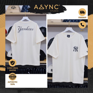 (Auth) Áo Thun New Era Core Basic NewYork Yankees Màu Trắng Kem CODE: 13702548 - Async Studio