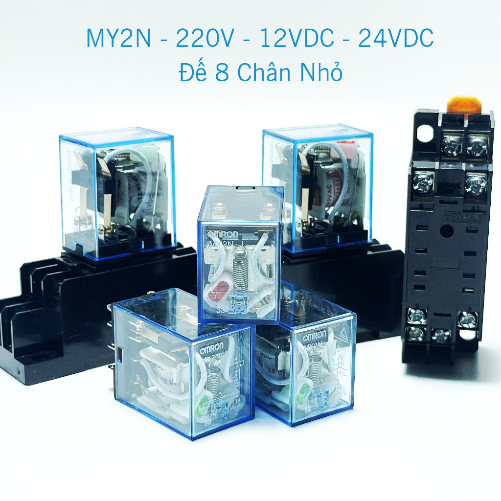 Rơ Le Trung Gian 8 Chân 14 Chân Relay MY4N LY2N 220V 24VDC