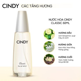(5 HƯƠNG) Nước hoa Cindy dành cho phái nữ 50ml