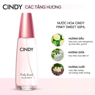 (5 HƯƠNG) Nước hoa Cindy dành cho phái nữ 50ml