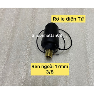 Rơ le điện tử máy bơm tăng áp chân ren ngoài bằng đồng 17mm - relay máy bơm áp