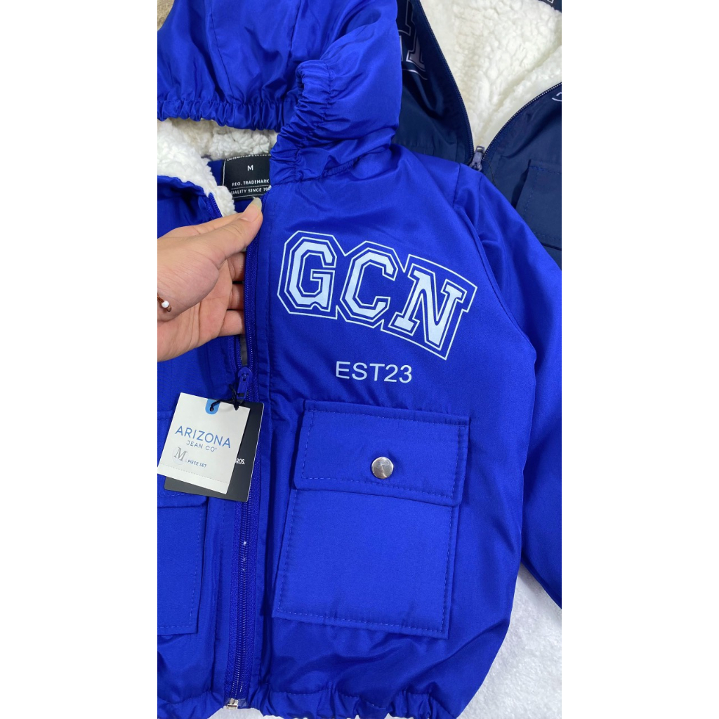 Áo khoác gió cho bé Trai chất liệu vải gió bên trong lót lông hàng QC- Áo khoác bé trai Shop Sam Ú từ 10-25 Kg AKG1