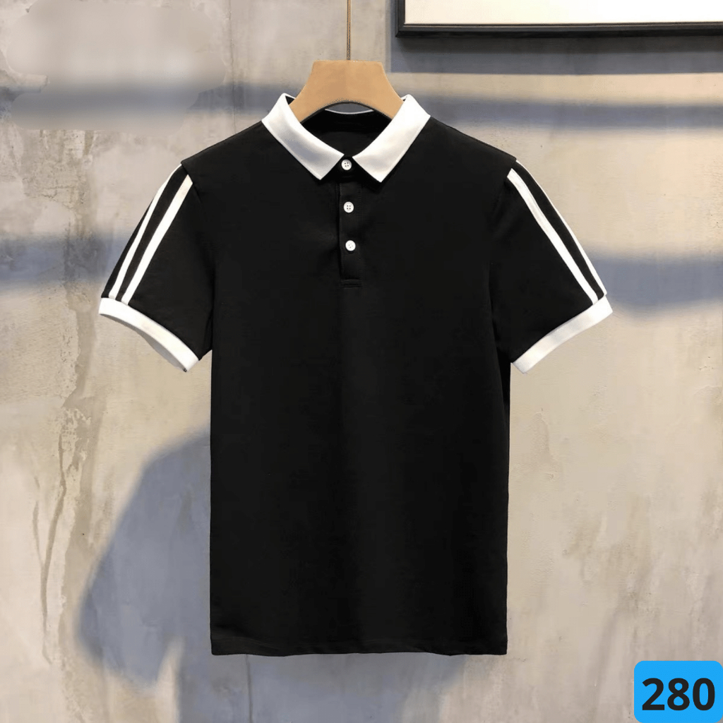 Áo thun nam có cổ chất thun cá sấu cotton cao cấp áo polo nam hotrend AT31888
