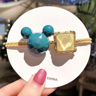 Dây buộc tóc Mickey pha lê thạch nước phong cách hàn quốc
