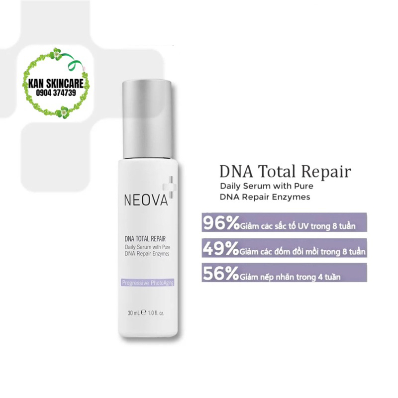 CT⭐ Serum Sửa Chữa DNA Chống Lão Hóa, Phục Hồi Da Neova DNA Total Repair 30ml