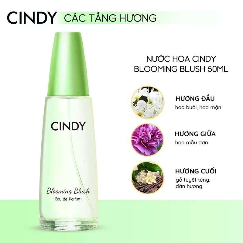 (5 MÙI) Nước hoa Cindy dành cho phái nữ 50ml