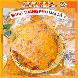 Bánh tráng trộn phô mai lá tôm hành nhà paco food gói 100g/500g đồ ăn vặt hot trend thịnh hành