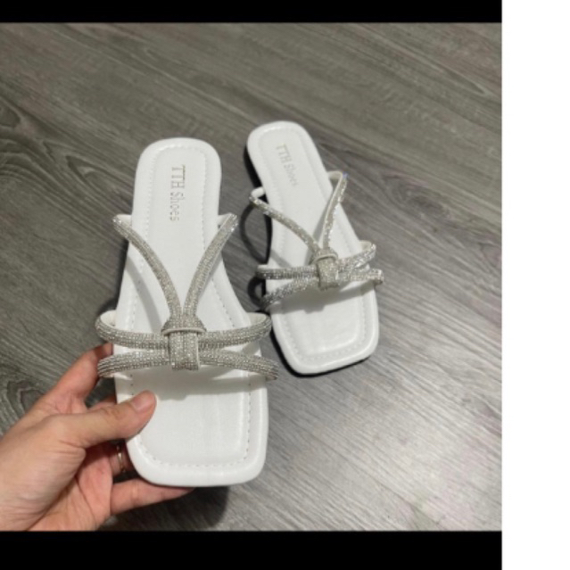 Dép bệt quai gút soàn đính đá nhiều màu bigsize 35-45