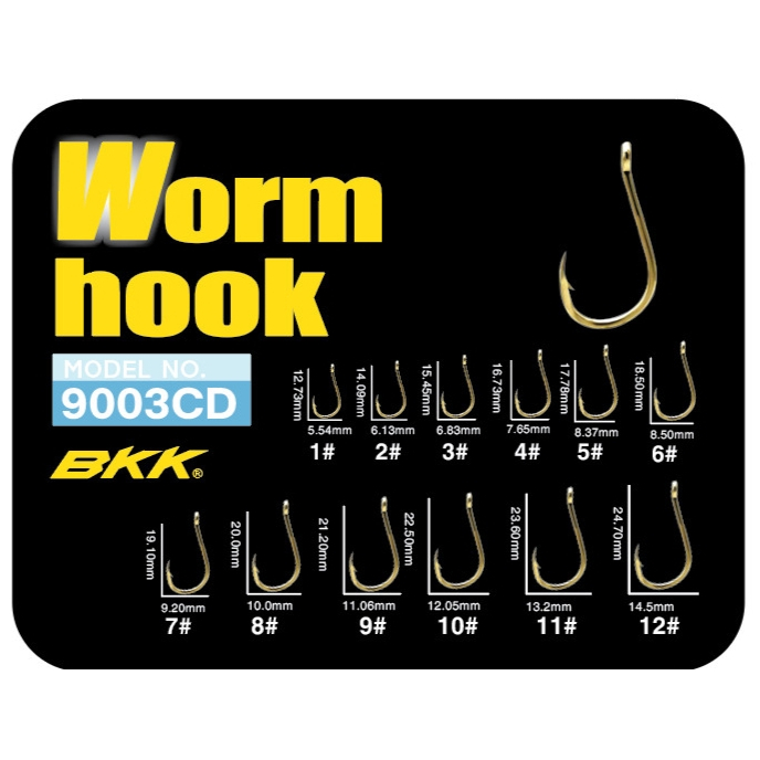 Lưỡi câu BKK WORM HOOK siêu cứng