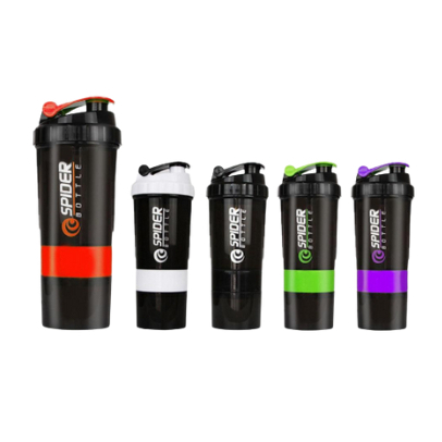 Bình Nước Thể Thao Tập Gym DUONG SPORT Có Con Lắc Lò Xo Tiện Lợi 3 Ngăn 500ml