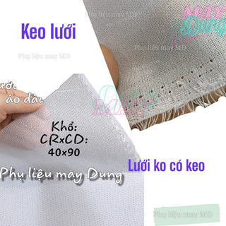 Lưới làm cổ áo dài khổ 40x90cm( CRxCD)