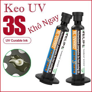 Sơn UV khô nhanh 3 giây RL-UVH902 phủ mạch, cố định, chống lem (keo xanh UV)