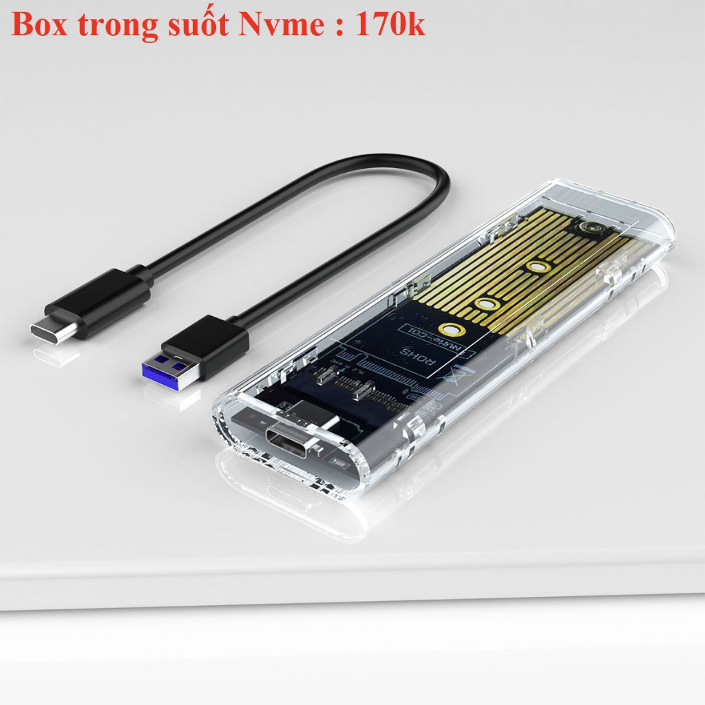 Box nvme chép dữ liệu cho ổ cứng ssd nvme